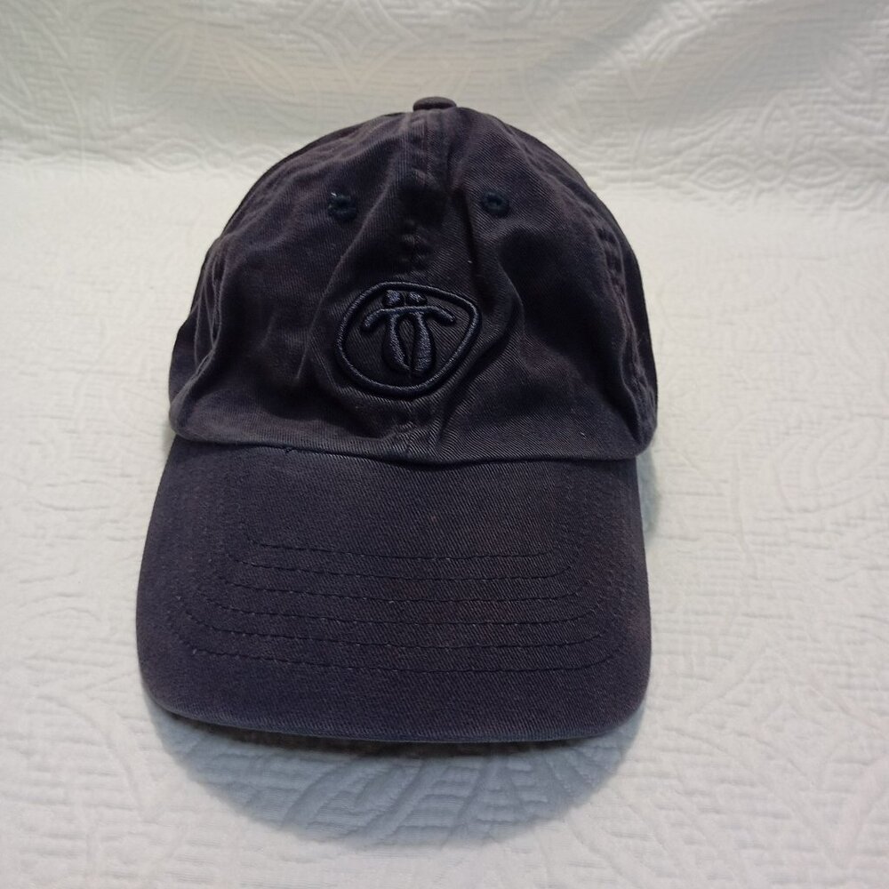 Totto Navy Blue 100% Cotton Adjustable Baseball Cap